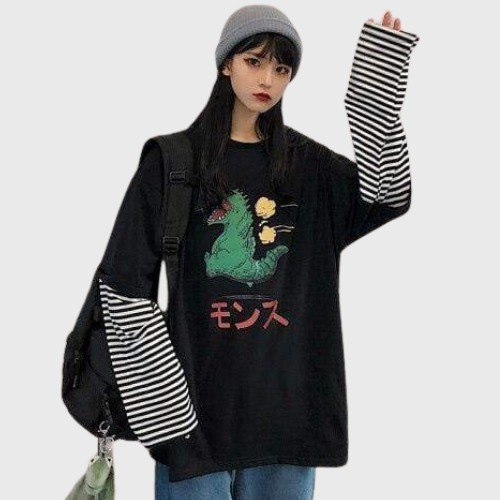 T-Shirt Coréen Long