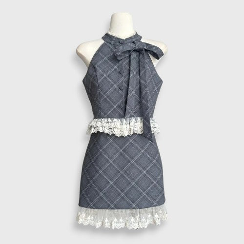 Ensemble Jupe à Carreaux KPOP | Wonyoung IVE