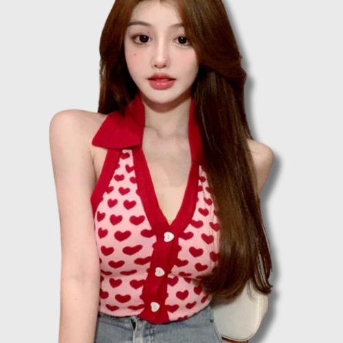 Débardeur Boutonné Femme