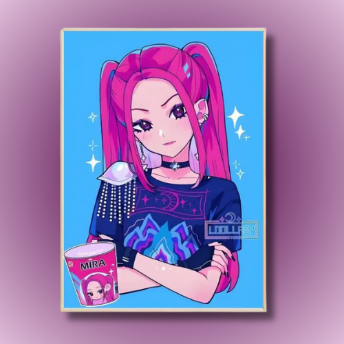 Poster K-pop Demon Hunter