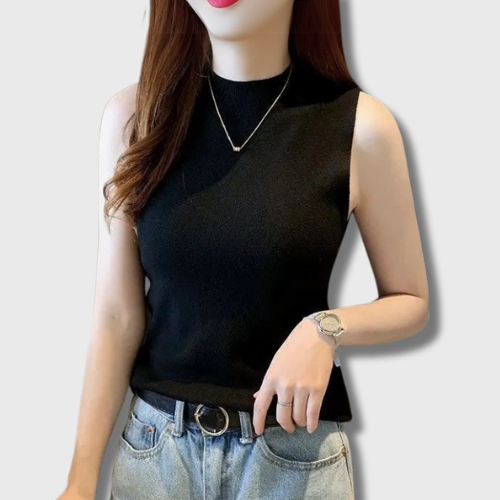 Débardeur Korean Col Montant