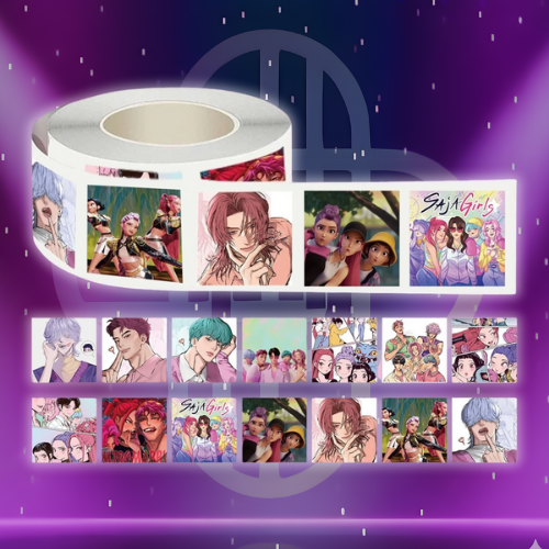 500Pcs de Stickers Huntrix Demon Hunters