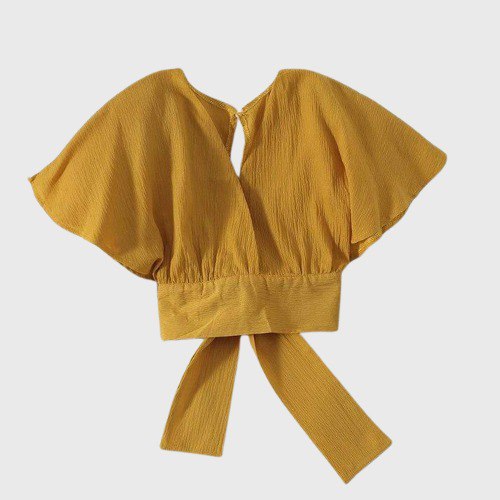 Blouse Coreenne Crop Top