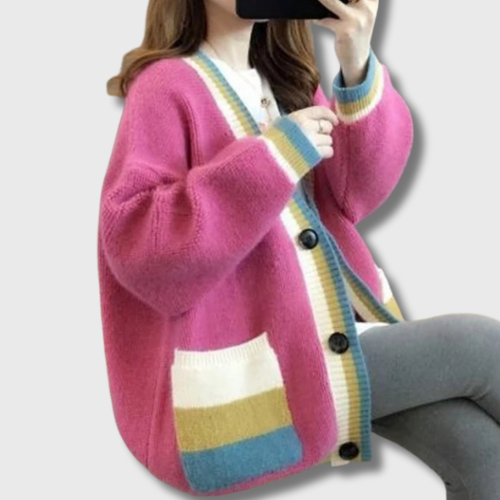 Pull Cardigan Oversize Femme