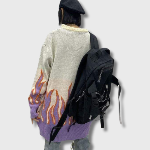 Pull Streetwear Flammes