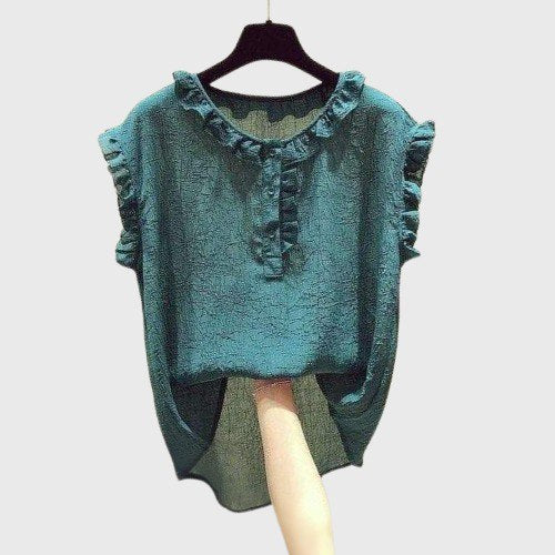 Blouse Femme Froncée