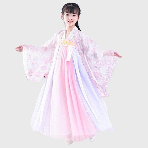 Hanfu Enfant Rose