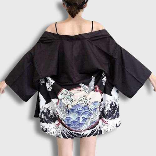 Kimono Grues Japonaises