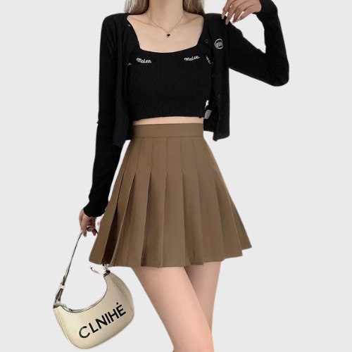 Mini Jupe Plissée Coréenne