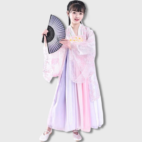 Hanfu Enfant Rose