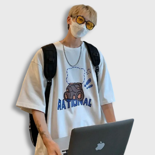 T-shirt Harajuku Oversize