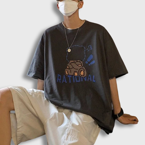 T-shirt Harajuku Oversize