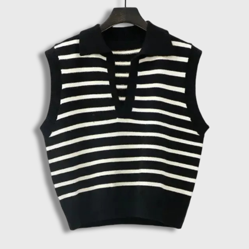 Débardeur Pull à Rayure