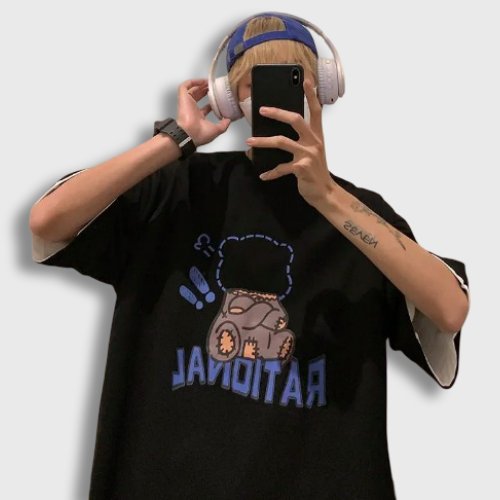 T-shirt Harajuku Oversize