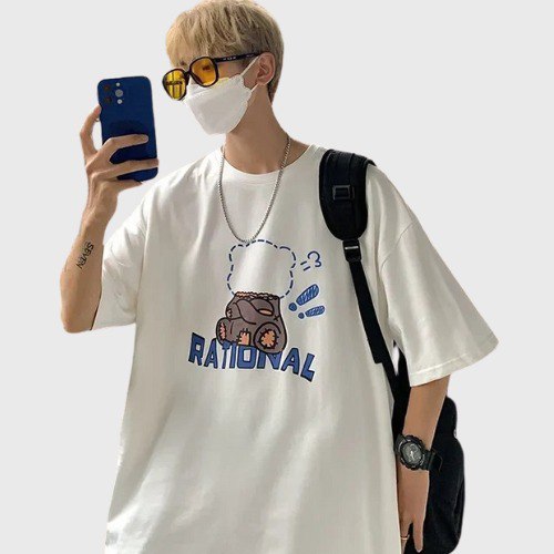 T-shirt Harajuku Oversize