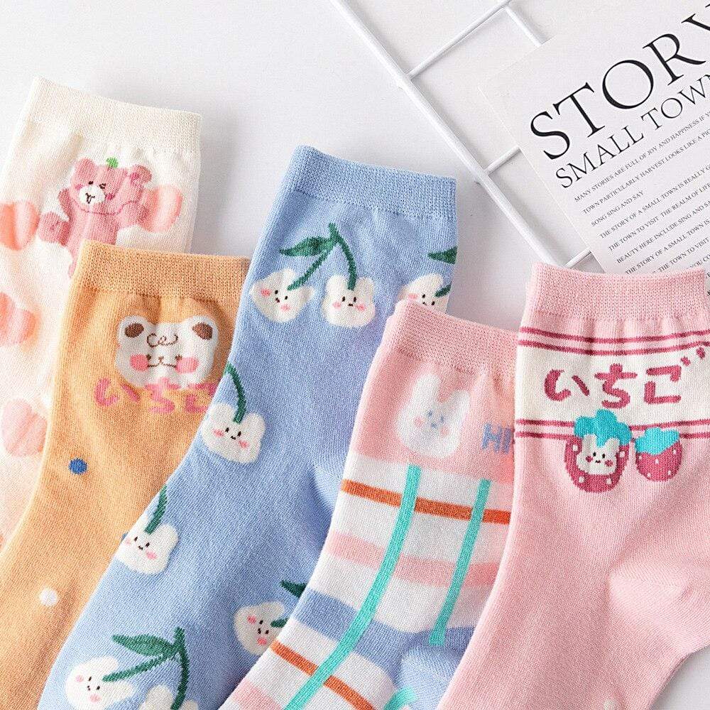 Chaussette Coreenne Kawaii