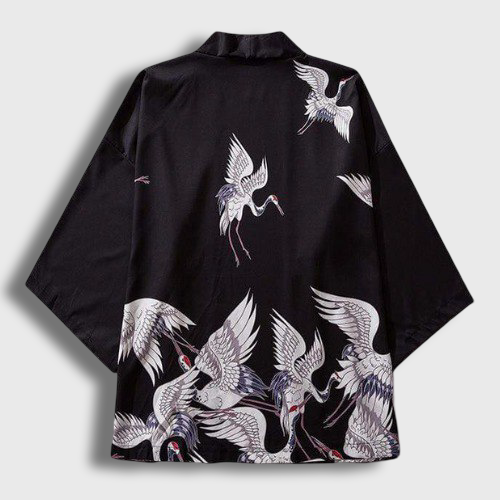 Veste Kimono Grues