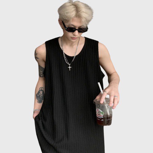 Débardeur Semi-transparent Homme