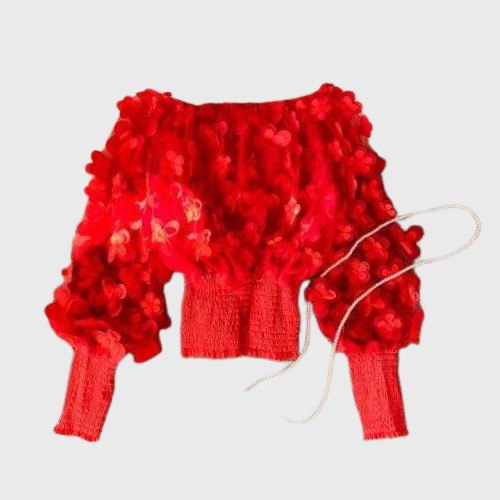 Blouse Originale Fleurs 3D