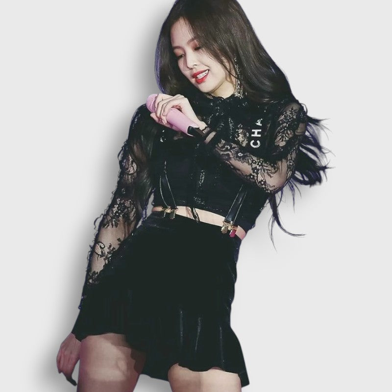 Ensemble Jupe Dentelle KPOP | Jennie – Blackpink