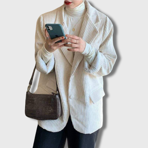 Veste Coreenne Corduroy